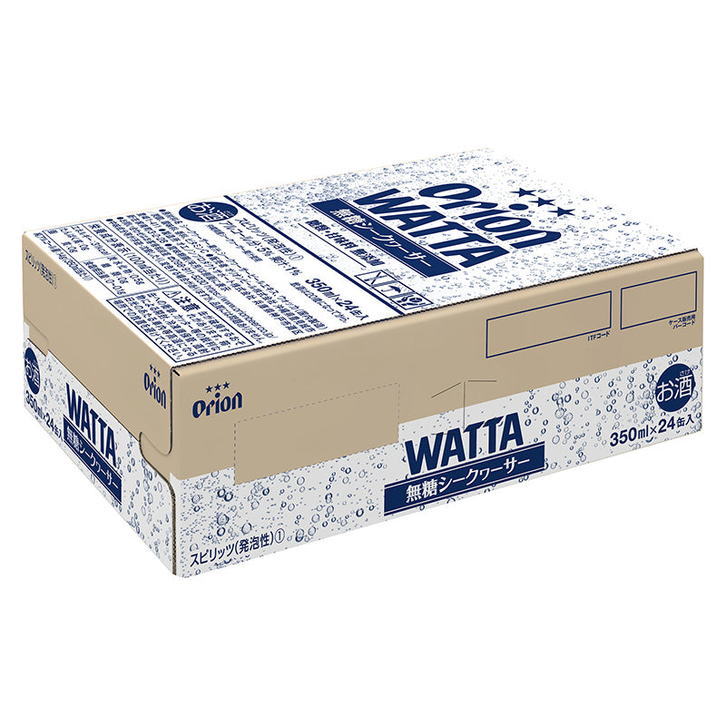 WATTA 無糖シークヮーサー350ml 24缶入