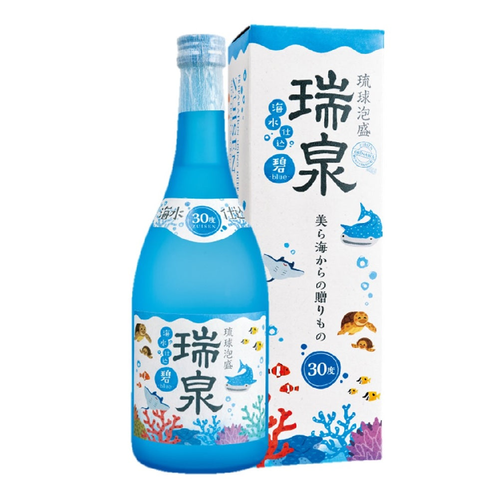 瑞泉『碧-blue-』 30度 720ml　瑞泉酒造(那覇市首里)【首里創業の泡盛特集】