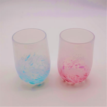 【オリオン公式通販限定】琉球ガラス ビアグラス ～八重岳桜～（約300ml）