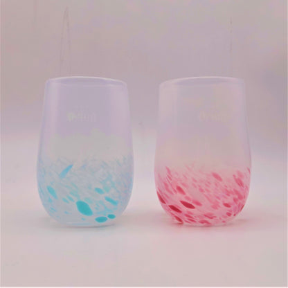 【オリオン公式通販限定】琉球ガラス ビアグラス ～八重岳桜～（約300ml）
