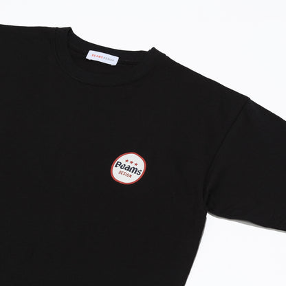 ORION PATTERN PRINT Tシャツ カラー：BLACK【BEAMS DESIGNプロデュース】