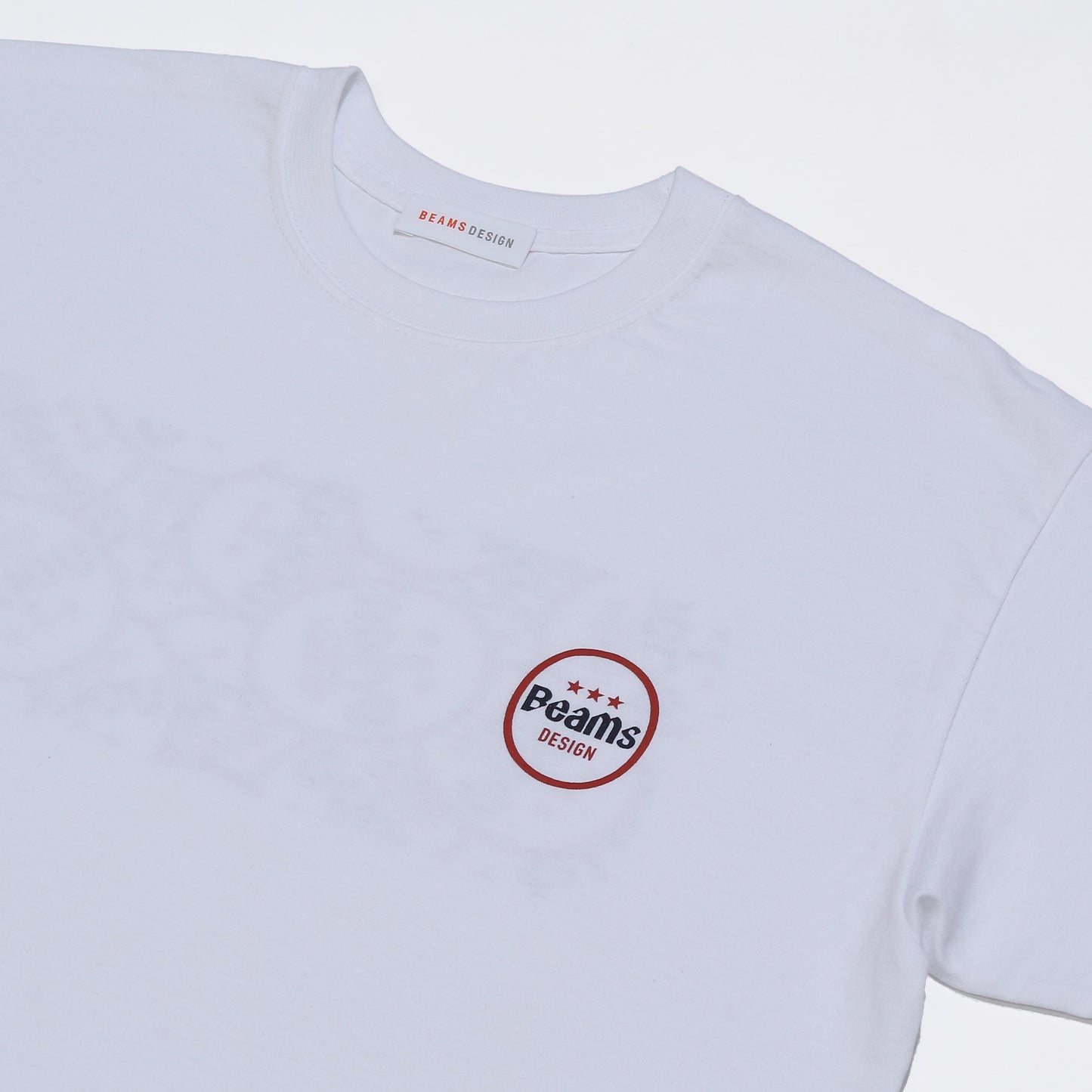 ORION PATTERN PRINT Tシャツ カラー：WHITE【BEAMS DESIGNプロデュース】