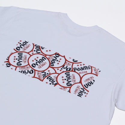 ORION PATTERN PRINT Tシャツ カラー：WHITE【BEAMS DESIGNプロデュース】