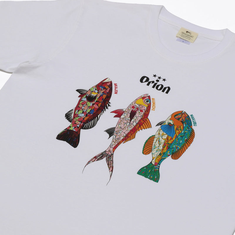再入荷】沖縄の海が好き！“OKINWAN FISH” Tシャツ 【ORION×NAVY