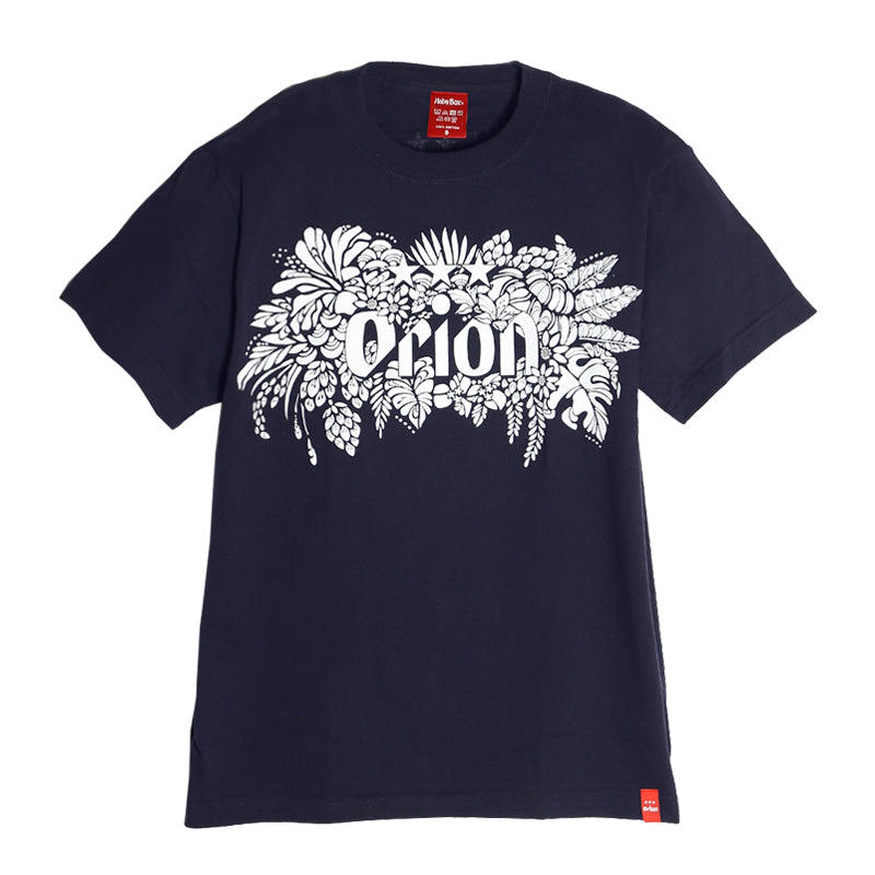 【オリオン公式】沖縄クリエイターコラボTシャツ：オリオンブーケ ネイビー