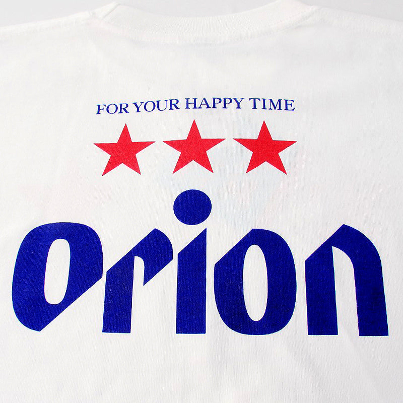 オリオン三ツ星ロゴTシャツ ホワイト