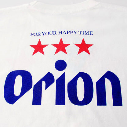 オリオン三ツ星ロゴTシャツ ホワイト