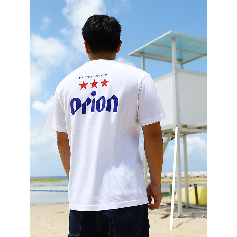 オリオン三ツ星ロゴTシャツ ホワイト – オリオンビール公式通販