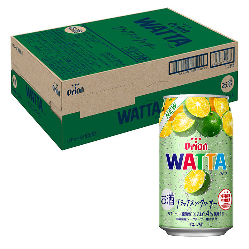 WATTA リラックスシークヮーサー 350ml 24缶入